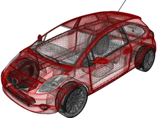 Toyota Yaris 3D Model