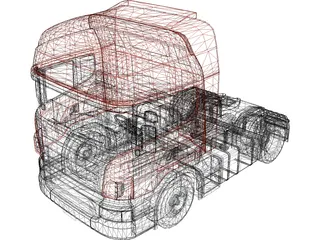 Scania P380 3D Model