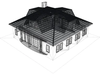 House Amsterdam Holland 3D Model