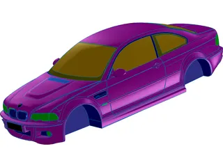 BMW M3 Body 3D Model