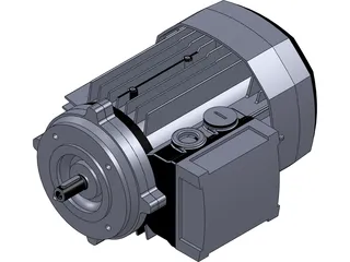 Motor GR63 0.12 0.25KW B14 3D Model