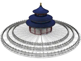 Temple of Heaven 3D Model