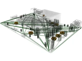 Xbox 360 Jasper Motherboard 3D Model