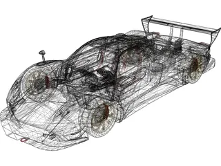 Pagani Zonda R (2009) 3D Model