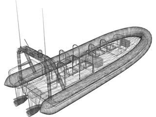 RHIB 3D Model