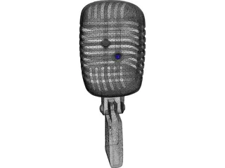 Microphone 3D Model