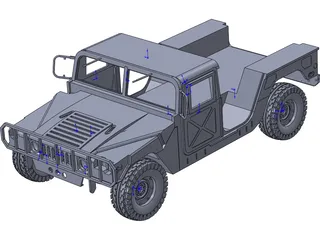 Hummer H2 3D Model