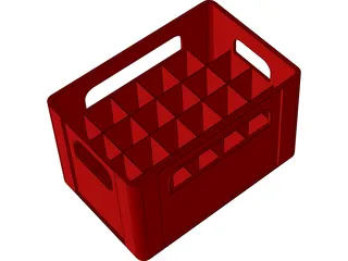 Crate 3D Model