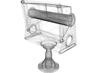 Halogen Floodlight 3D Model