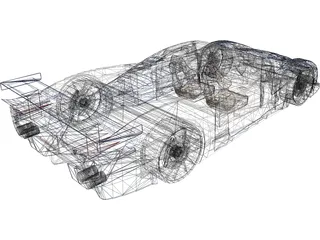 Maserati MC12 3D Model