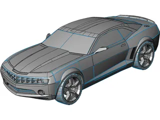Chevrolet Camaro (2010) 3D Model
