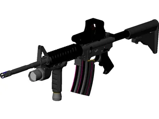 Colt M4 3D Model