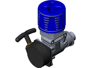 RC Engine 3D Model