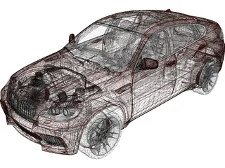BMW X6M 3D Model