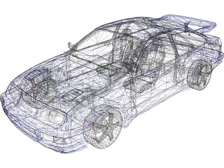 Ford Sierra RS Cosworth MK1 3D Model