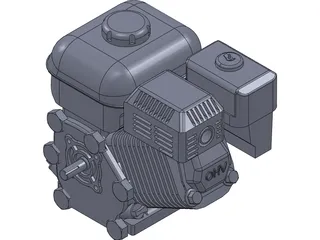 Honda GX200 Engine 3D Model