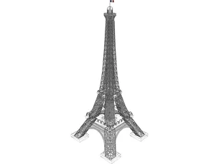 Eiffel Tower 3D Model