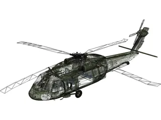 Sikorsky UH-60 Black Hawk 3D Model