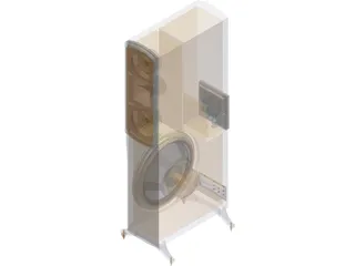 Klipsch KSP-400 Tower Speaker 3D Model