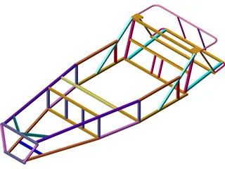 Frame Locost 3D Model