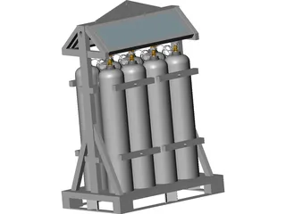 Acetylene 8x41L 3D Model