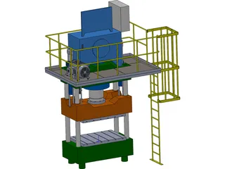 Press 600T 3D Model