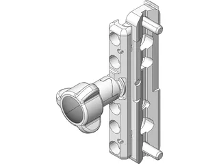 Picatinny Rail mount 3D Model