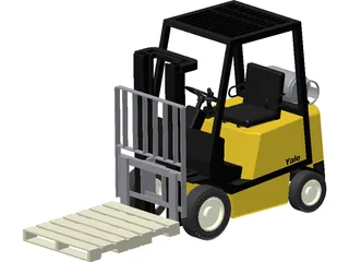 Forklift Yale 3D Model