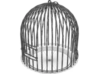 Bird Cage 3D Model