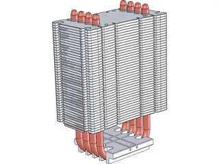 Xigmatek HDT-SD964 Cooler 3D Model