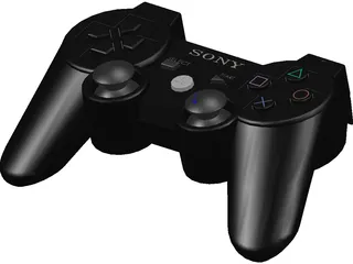 Playstation 3 Controller 3D Model