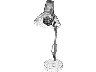 Helix Articulating Desk Lamp 3D Model