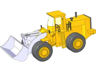 Front Loader 3D Model