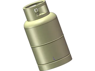 Gas Cylinder 3D Model