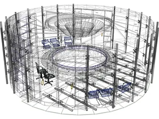 Council Chamber 3D Model