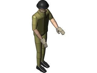 Human Operator 3D Model