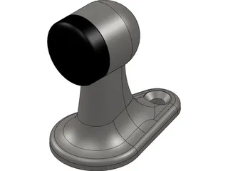 Floor Mounted Door Stop 3D Model