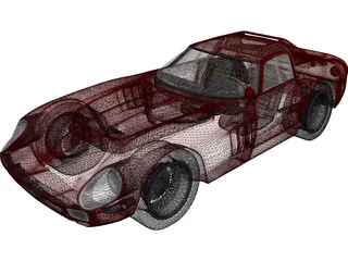 Ferrari GTO 3D Model