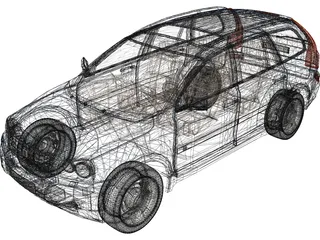 Volvo XC90 3D Model