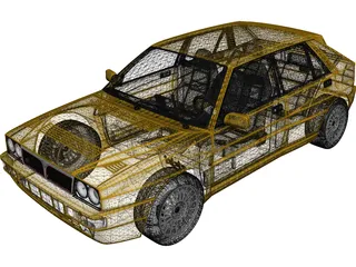 Lancia Delta HF Evo2 (1994) 3D Model