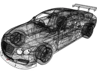 Bentley Continental (2004) 3D Model