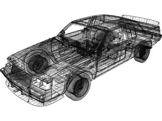 Buick Regal GNX (1987) 3D Model