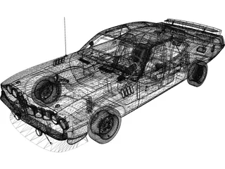 Chrysler Cuda 426 (1971) 3D Model