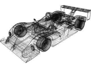 Ferrari 12 333SP 3D Model