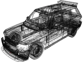 Range Rover Sport [Tuned] (2008) 3D Model