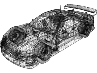 Nissan Skyline (2003) 3D Model