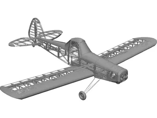 Piper Pawnne RC 3D Model