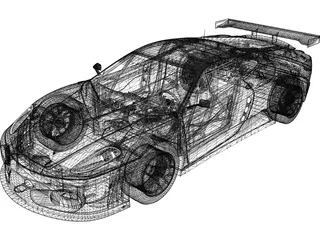 Ferrari F430 GT (2008) 3D Model