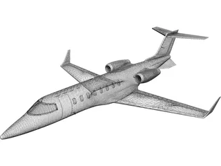 Bombardier Learjet 45 3D Model
