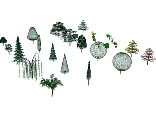 Plants Collection (30 models) 3D Model